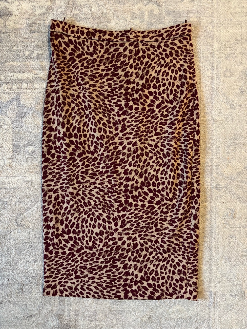 MaxMara studio Leopard Pencil Skirt